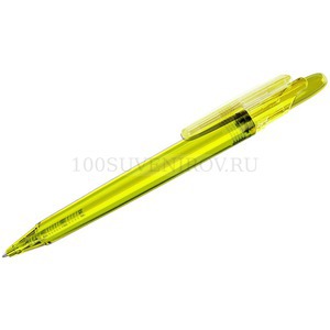 Фото OTTO FROST, ручка шариковая, фростированный желтый, пластик