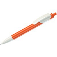 Картинка TRIS, ручка шариковая, оранжевый/белый, пластик