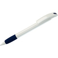 Изображение NOVE, ручка шариковая с грипом, синий/белый, пластик