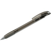 NOVE LX, ручка шариковая с грипом, прозрачный серый/хром, пластик