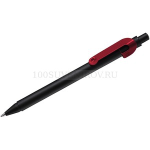 Фото SNAKE, ручка шариковая, бордовый, черный корпус, металл
