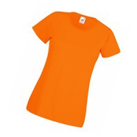 Футболка "Lady-Fit Valueweight T", оранжевый_M, 100% хлопок, 160 г/м2