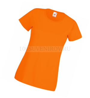 Фото Футболка "Lady-Fit Valueweight T", оранжевый_M, 100% хлопок, 160 г/м2