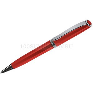 Фото STATUS, ручка шариковая, красный/хром, металл