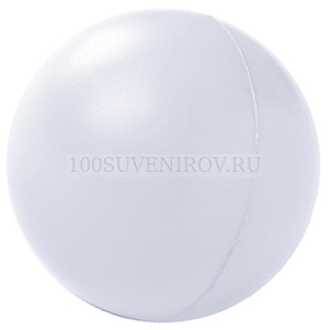 Фото Антистресс "Мяч", белый, D=6,3см, вспененный каучук