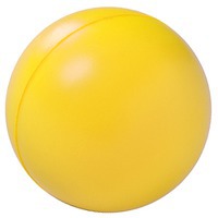 Антистресс "Мяч", желтый, D=6,3см, вспененный каучук