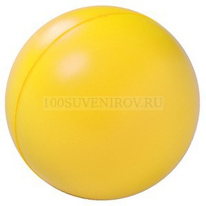 Фото Антистресс "Мяч", желтый, D=6,3см, вспененный каучук