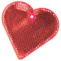 Пешеходный светоотражатель «Сердце», красный и сувенир на 8 марта