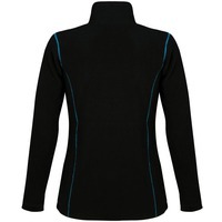 Куртка демисезонная женская NOVA WOMEN 200, черная с ярко-голубым S и стеганая модель