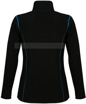 Фото Куртка женская NOVA WOMEN 200, черная с ярко-голубым S «Sols»