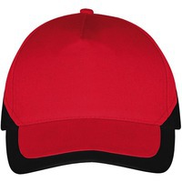 Бейсболка BOOSTER, красная с черным и женские брендовые бейсболки