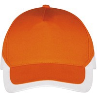 Фотография Бейсболка BOOSTER, оранжевая с белым от бренда Sol's