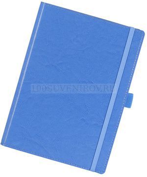 Фото Ежедневник Soft Book, мягкая обложка, недатированный, голубой «Адъютант»