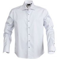 Картинка Рубашка мужская в полоску RENO, серая S, мировой бренд James Harvest