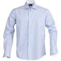 Фотка Рубашка мужская в полоску RENO, голубая S от бренда James Harvest