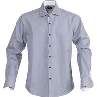 Рубашка мужская в полоску RENO, темно-синяя XL