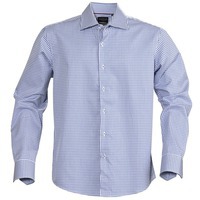Фото Рубашка мужская в клетку TRIBECA, синяя S из брендовой коллекции James Harvest
