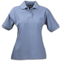 Фотка Рубашка поло женская SEMORA, голубая S, дорогой бренд James Harvest