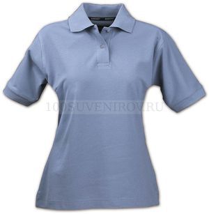 Фото Рубашка поло женская SEMORA, голубая XL «James Harvest»