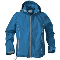 Изображение Куртка софтшелл мужская SKYRUNNING, синяя (морская волна) S от популярного бренда James Harvest