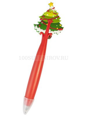 Фото Хорошая шариковая ручка на магните "ЕЛОЧКА" с тампопечатью