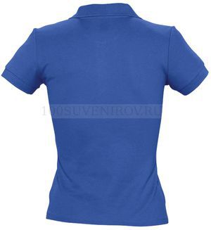 Фото Рубашка поло женская PEOPLE 210 ярко-синяя S «Sols»