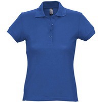 Рубашка поло женская PASSION 170 ярко-синяя (royal) L