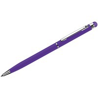 TOUCHWRITER, ручка шариковая со стилусом для сенсорных экранов, фиолетовый/хром, металл