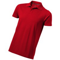 Фото Рубашка-поло Seller мужская, красный, мировой бренд Elevate