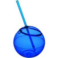 Емкость для питья "Fiesta" с соломкой, объем 580 мл, синий