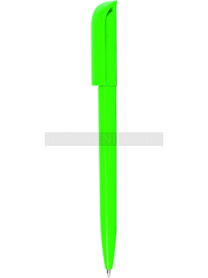 Фото Пластиковая промо-ручка шариковая МИЛЛЕНИУМ, синие чернила, d0,9 х 13,8 см (зеленое яблоко)