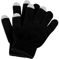 Перчатки для сенсорного экрана, черный, размер S/M