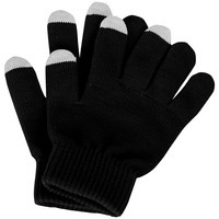 Перчатки для сенсорного экрана, черный, размер L/XL