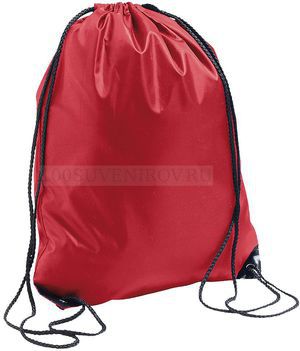 Фото Полиэстеровый рюкзак URBAN, красный под шелкографию