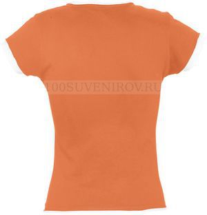 Фото Футболка женская MOOREA 170, оранжевая с белым «Sols», S—L см