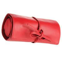 Футляр для украшений  "Милан",  16х5х7 см,  кожа, подарочная упаковка, красный