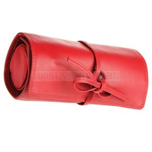 Фото Футляр для украшений  "Милан",  16х5х7 см,  кожа, подарочная упаковка (красный)
