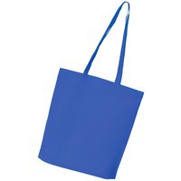 Сумка для покупок "PROMO"; синяя; 38 x 45 x 8,5 см;  нетканый 80г/м2