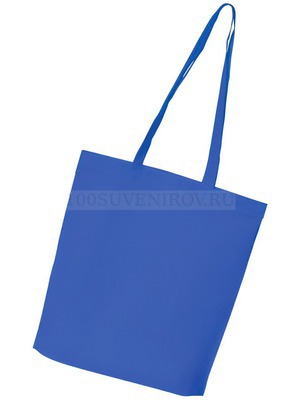 Фото Сумка для покупок "PROMO"; синяя; 38 x 45 x 8,5 см;  нетканый 80г/м2 (синий)