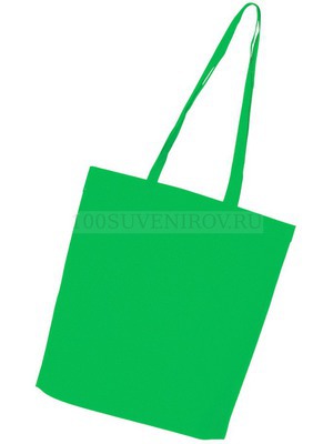 Фото Сумка для покупок "PROMO";  зеленый яркий; 38 x 45 x 8,5 см;  нетканый 80г/м2