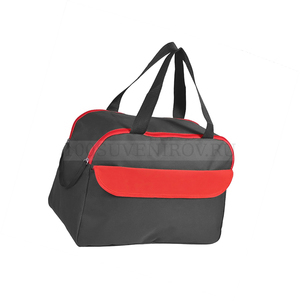 Фото Красивая дорожная сумка /спортивная ACTIVE с 2 карманами, красный, полиестер, шелкография