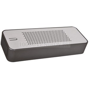 Фото Универсальное зарядное устройство c bluetooth-стереосистемой "Music box" (4400мА), 14,4х5,2х2,4см,металл,пластик (серый)