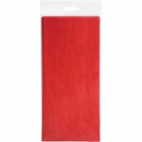 Упаковочная бумага Тишью, красный, 10 листов в упаковке, размер листа 50*75 см