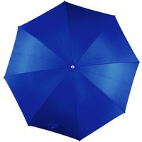 Женский зонт-трость механический с полупрозрачной ручкой, синий