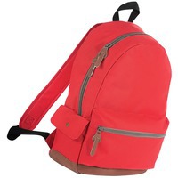 Рюкзак брендовый PULSE, красный/серый, полиестер  600D, 42х30х13 см, V16 литровДаДа и брендовая сумка от карманников