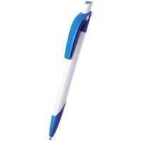 Фотка Ручка шариковая «Тироль» белая/синяя