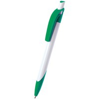 Ручка шариковая «Тироль» белая/зеленая
