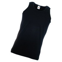 Майка Athletic Vest, черный_2XL, 100% х/б, 165 г/м2