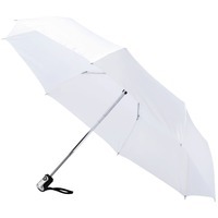 Зонт свадебный складной автоматический 21,5, 3 сложения, белый и белые зонтики