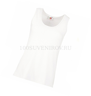 Фото Майка "Lady-Fit Valueweight Vest", белый_S, 100% х/б, 160 г/м2